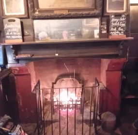 Inside thme bar