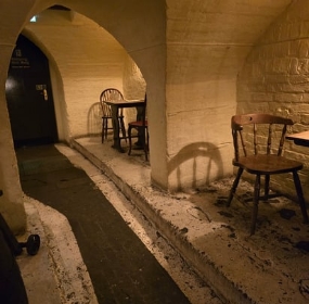 One of the lower rooms