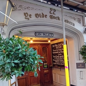 External of cock tavern