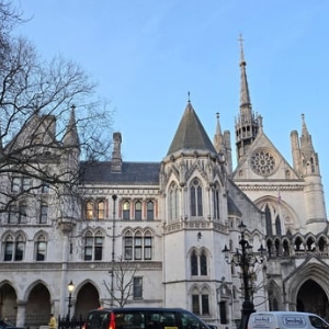 Picture of the royal courts of justice