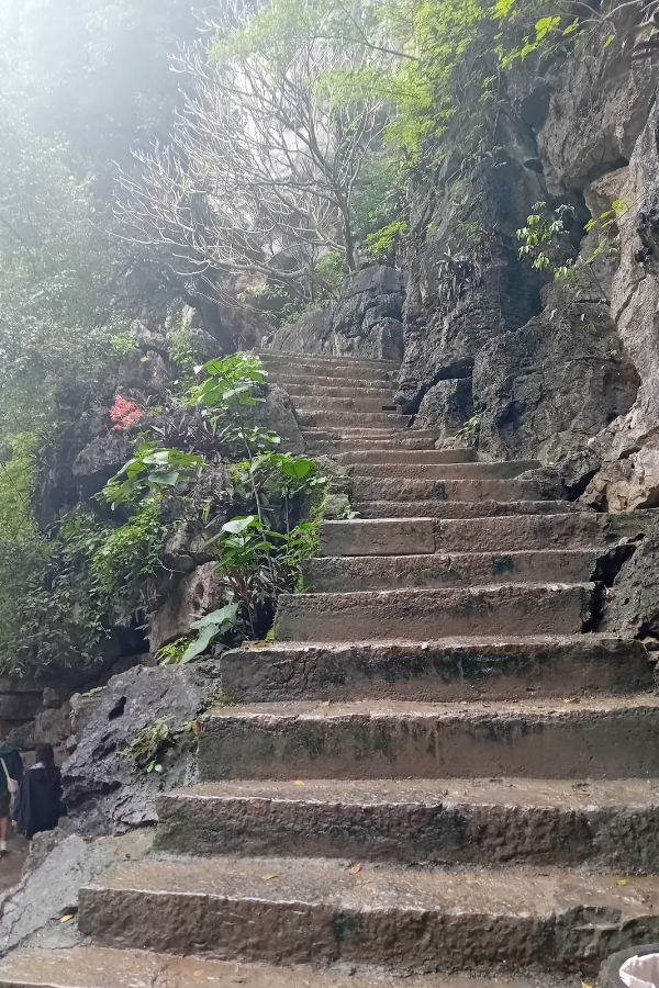 Steps leading up to more temples
