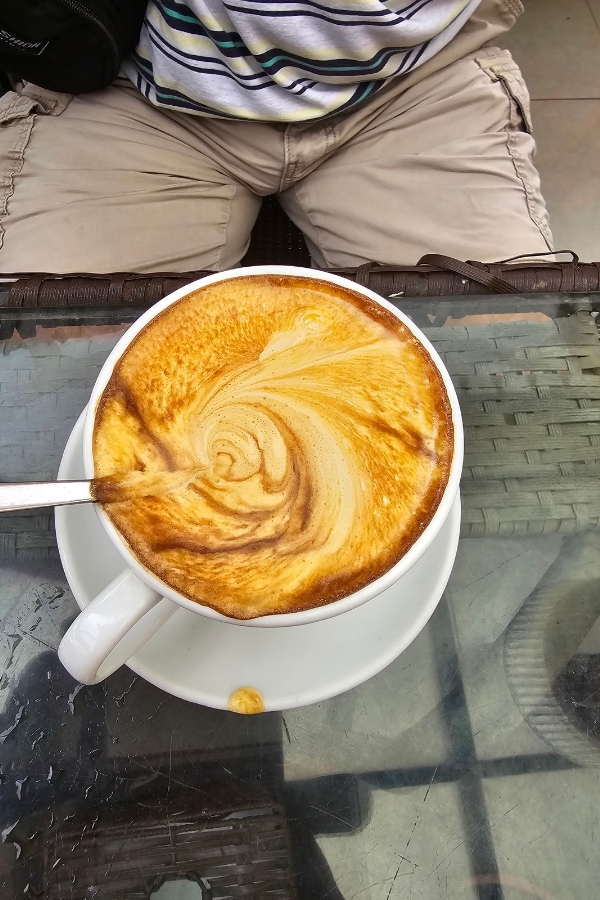 Egg coffee