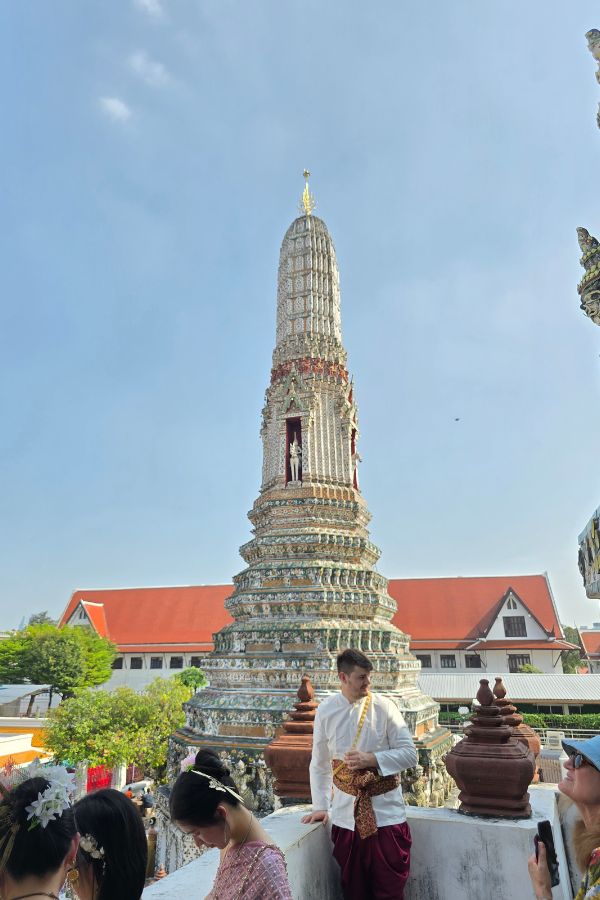 Wat Arun is a favourite place for pictures in traditional dress