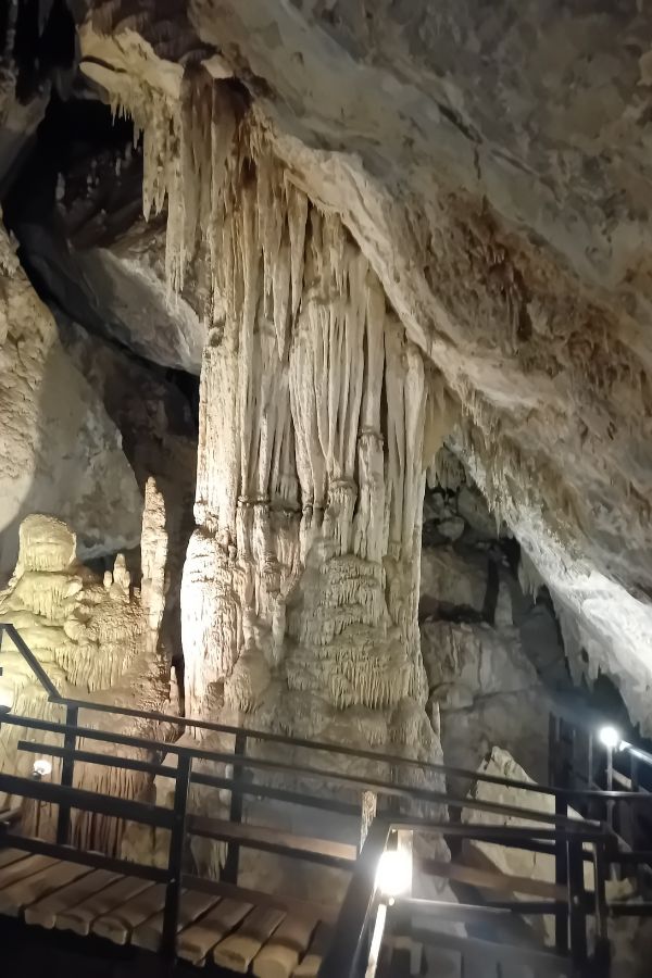 Some of the stalactites