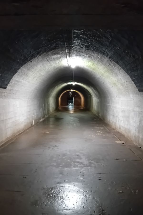 One of the damp, dank tunnels