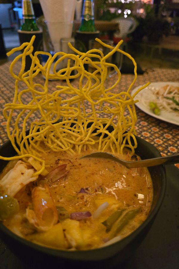 Khao Soi which is a noodle curry dish