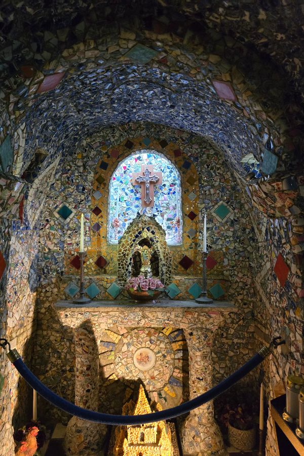 The interior of the Little Chapel