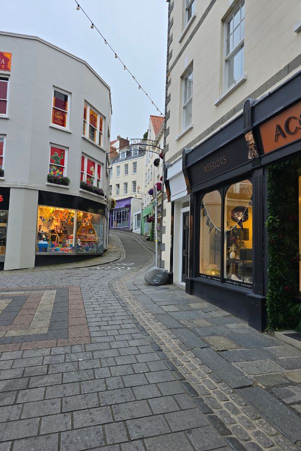 Lovely old streets steep and cobbled