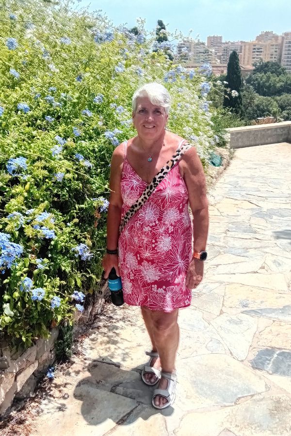Walking down to the Alcazaba