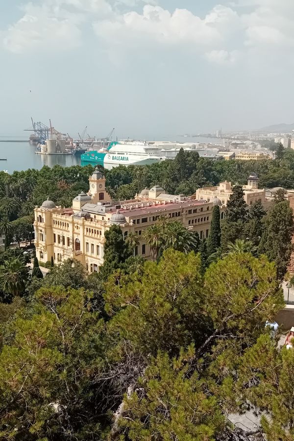Port view from the castle