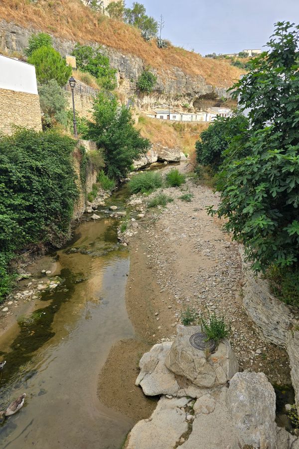 River that rruns through the gorge