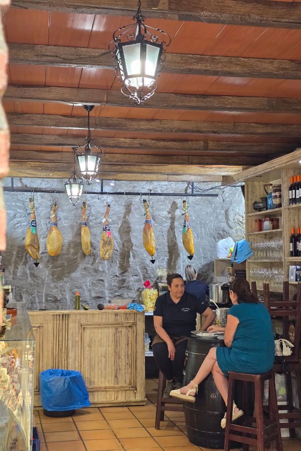 The butchers shop under the rocks