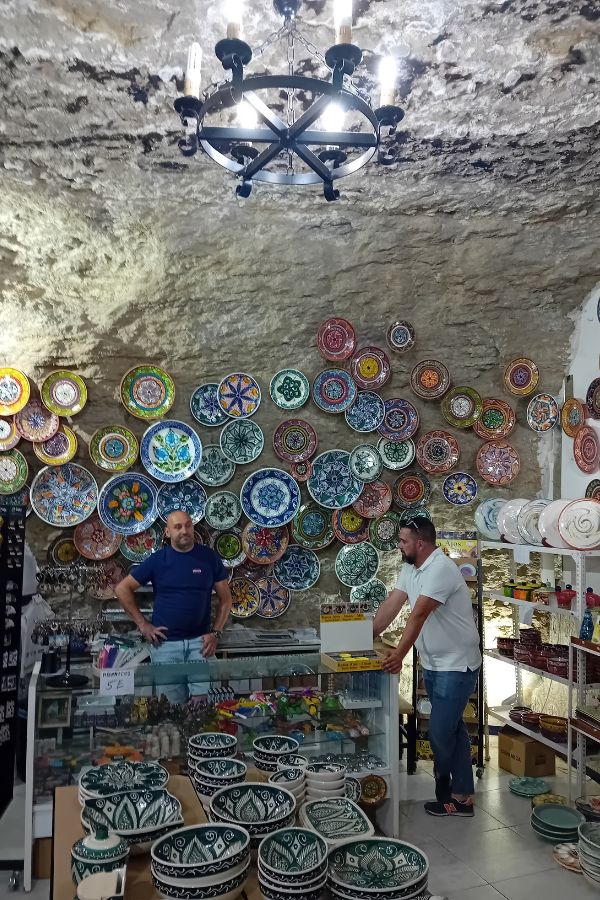 A ceramics shop