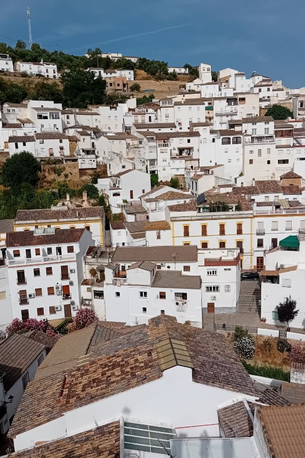 View of the village from the top of the hill