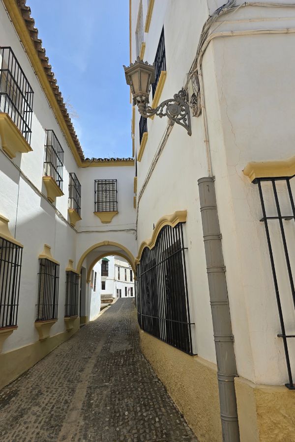 A small street in the old town of Ronda