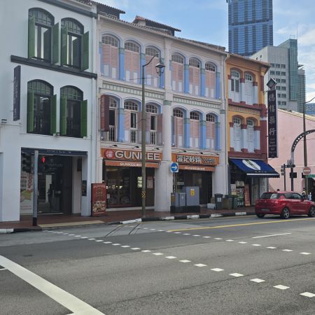 Colourful shophouses 