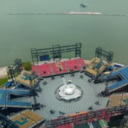 Part of the F1 circuit entertainment zone