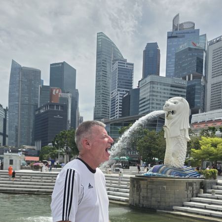 Lining this shot up is harder than it looks