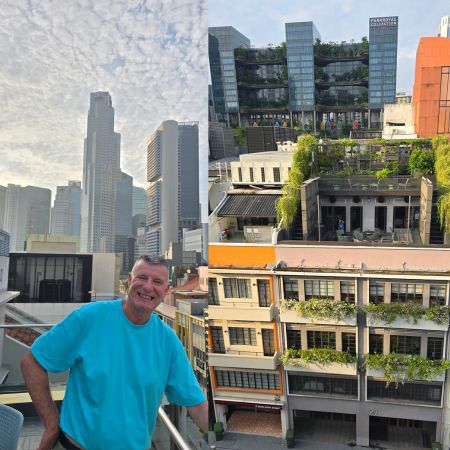 Views from the ibis rooftop