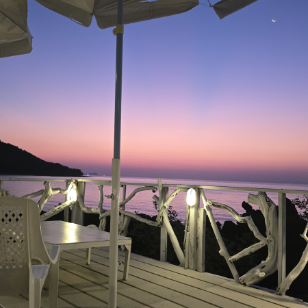 Sunset from the Rock Bar