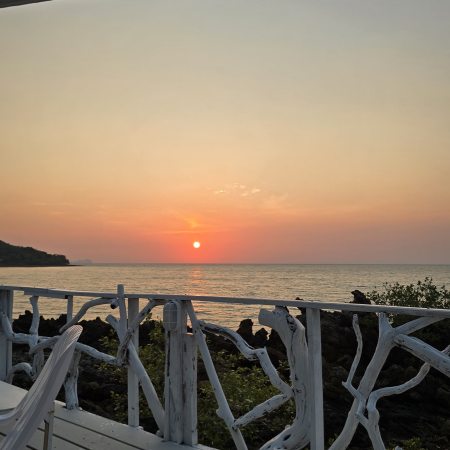Sunset from the Rock Bar