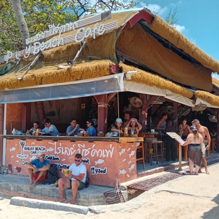 What you see as you land on West Railay beach