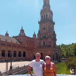 Us at the Plaza de Espana