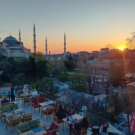 Sunset at the Blue Mosque