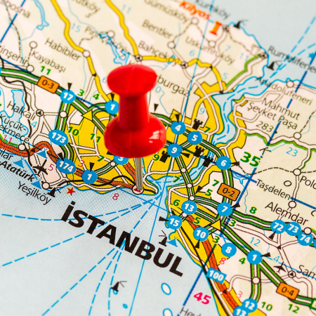 Map of Istanbul