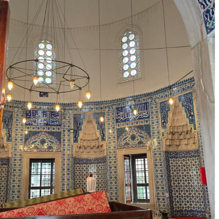 Interior of one of the tombs
