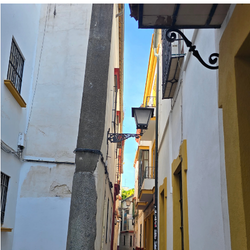 Narrow whitewsahed streets