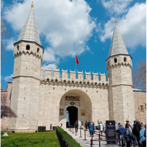 One of the gates to the Topkapi Palace